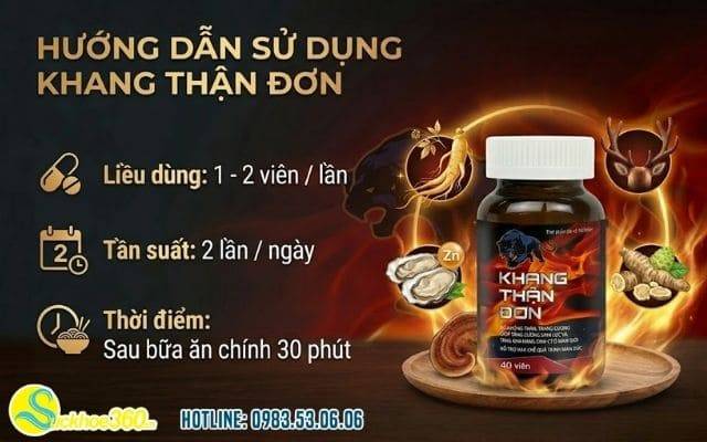 Hướng dẫn cách dùng Khang Thận Đơn đúng liều lượng để đạt kết quả tốt
