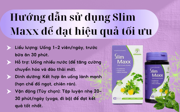 Hướng dẫn sử dụng Slim Maxx để đạt hiệu quả tối ưu