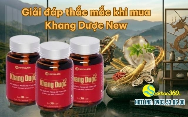 Giải đáp thắc mắc khi mua Khang Dược New