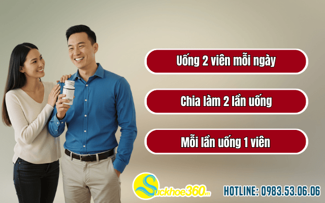 Liều lượng chuẩn Herba Vixmen uống mấy viên một ngày?