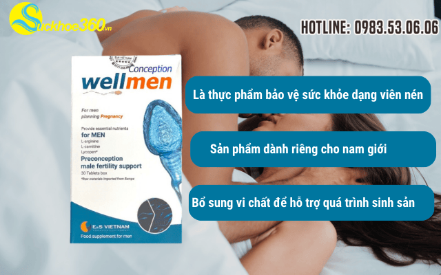 Viên uống Wellmen Conception là gì và dành cho ai?