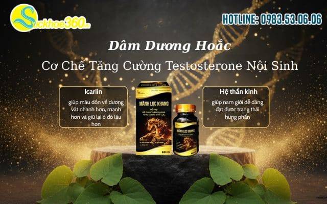 Dâm Dương Hoắc Và Cơ Chế Tăng Cường Testosterone Nội Sinh