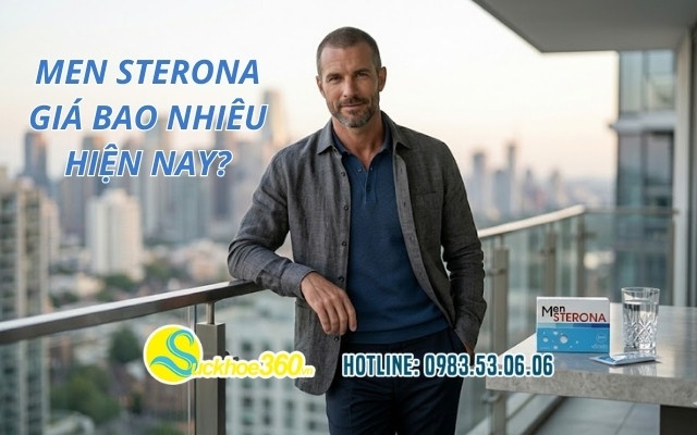 Men Sterona giá bao nhiêu hiện nay?