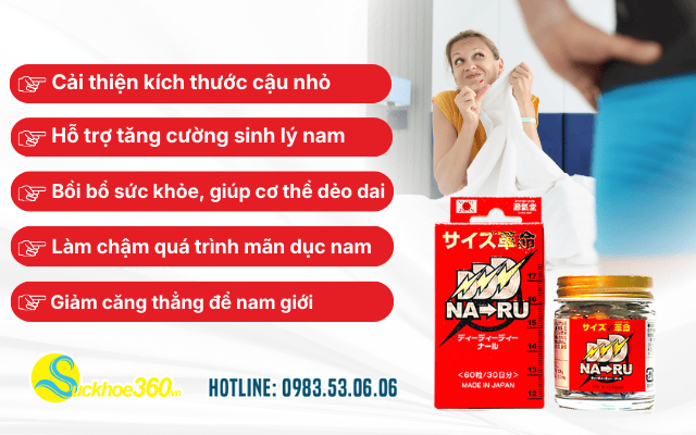 Công dụng của Naru Nhật Bản 60 viên