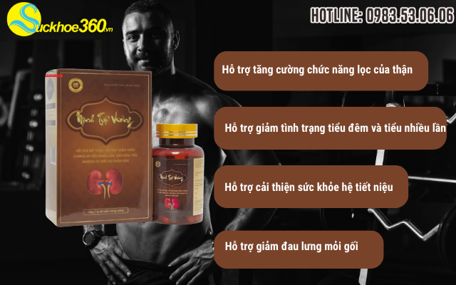Công dụng đáng chú ý của Bổ thận Minh Tuệ Vương với sức khỏe sinh lý nam