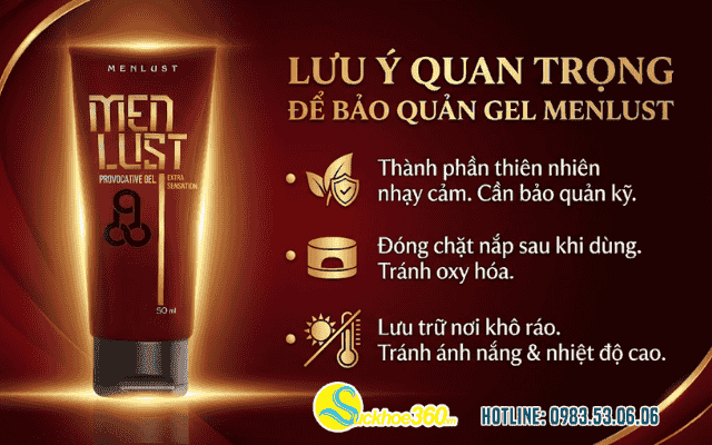 Những lưu ý quan trọng để bảo quản Gel Menlust luôn chất lượng