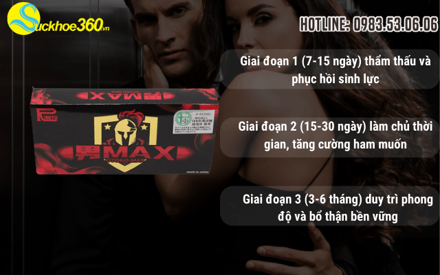 Liệu trình dùng Otoko Max trong bao lâu hiệu quả nhất?