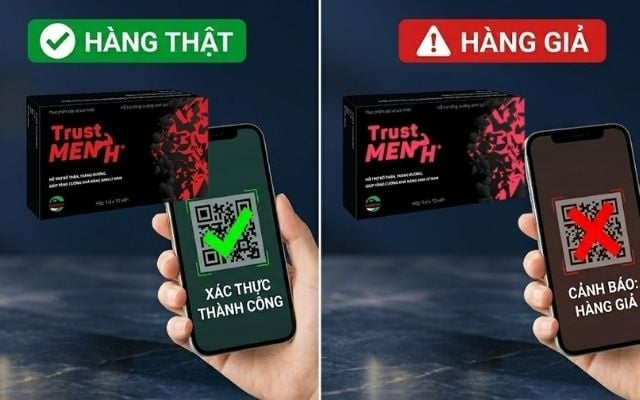 Hướng dẫn 5 bước phân biệt Trust Men H+ Thật - Giả chuẩn xác 100%