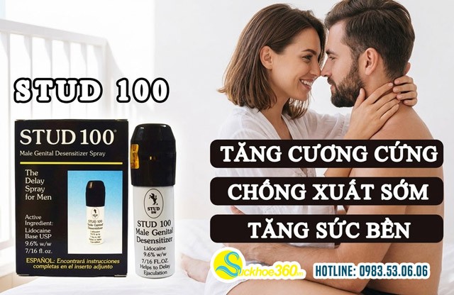 xịt kéo dài thời gian stud 100 bao nhiêu?