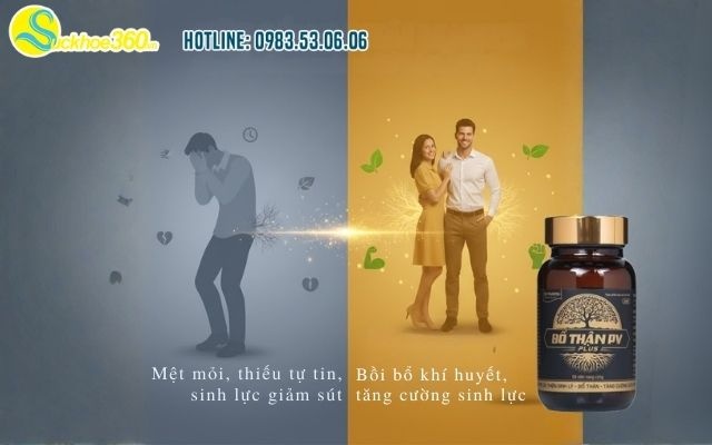 Suy giảm ham muốn nam giới và vai trò của Bổ Thận PV Plus