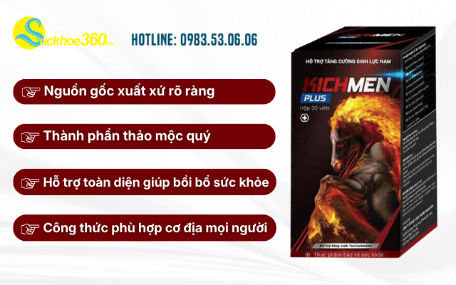 Tại sao nam giới hiếm muộn nên lựa chọn Kichmen Plus?