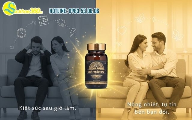 Tăng cường sức sống và sự tự tin bên bạn đời cùng Bổ Thận PV Plus