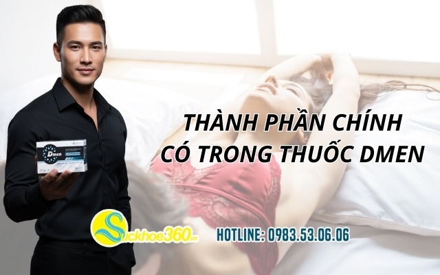 Thành phần chính có trong thuốc Dmen