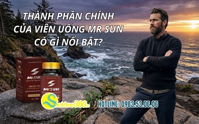 Thành phần chính của viên uống Mr Sun có gì nổi bật?