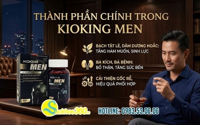 Thành phần chính trong Kioking Men