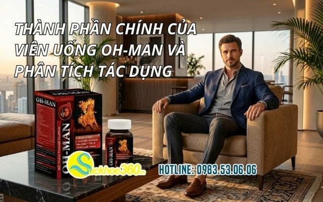 Thành phần chính của viên uống OH-MAN và phân tích tác dụng
