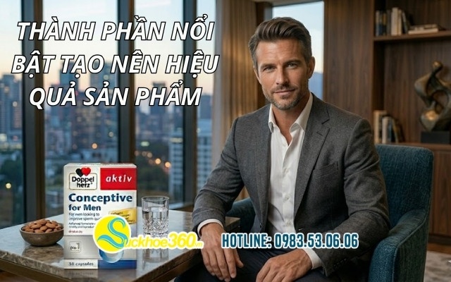 Thành phần nổi bật tạo nên hiệu quả sản phẩm