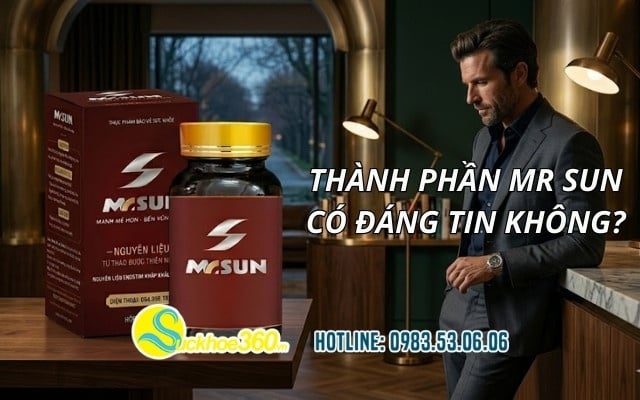 Thành phần Mr Sun có đáng tin không?