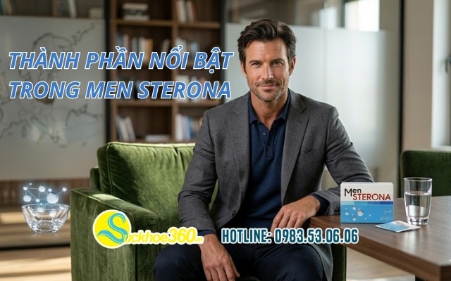 Thành phần nổi bật trong Men Sterona
