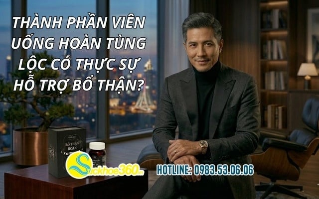 Thành phần viên uống Hoàn Tùng Lộc có thực sự hỗ trợ bổ thận?