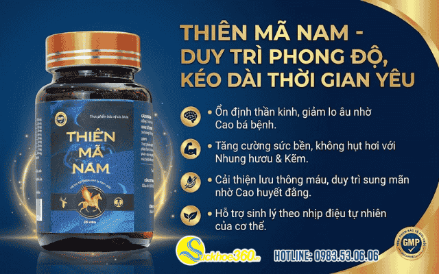 Thiên Mã Nam giúp duy trì phong độ và kéo dài thời gian gần gũi