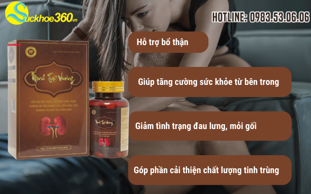 Bổ thận Minh Tuệ Vương là sản phẩm có công dụng gì?