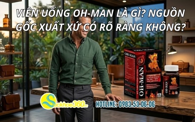 Viên uống OH-MAN là gì? Nguồn gốc xuất xứ có rõ ràng không?