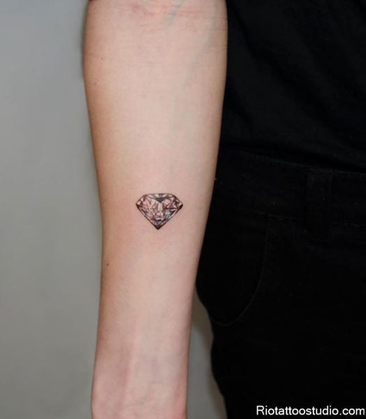 Hình xăm mini kim cương