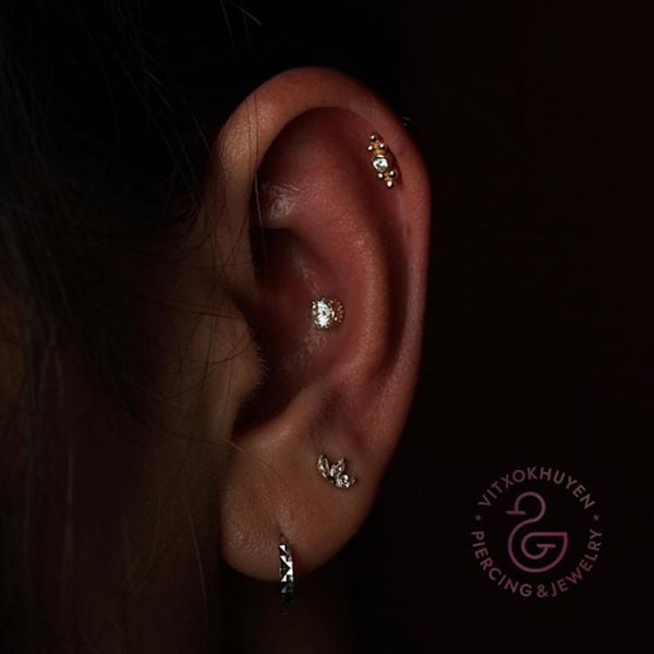 xỏ khuyên gần đây