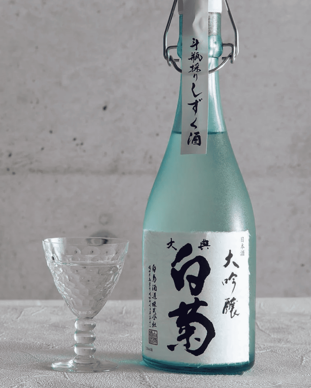 Dai-ginjo Sake với hương vị thanh tao, nhẹ nhàng