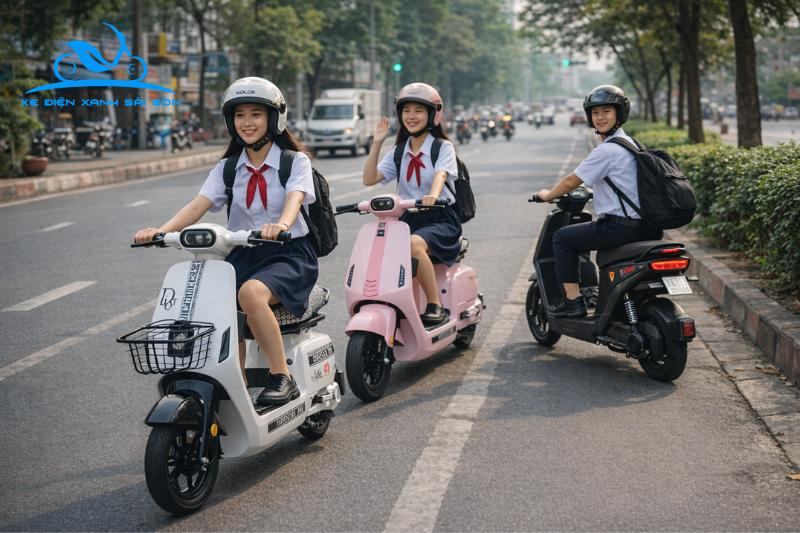 Xe đạp điện chạy hàng 3 bị phạt bao nhiêu tiền?