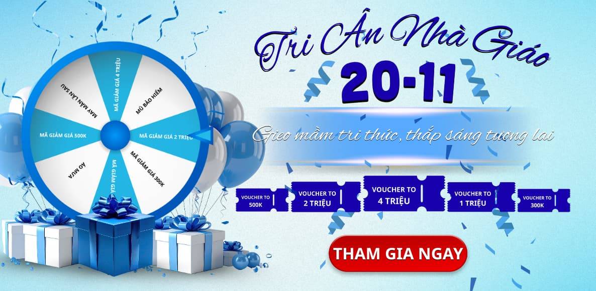 Chương trình vòng quay may mắn 20-11