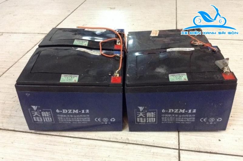 Ắc quy - Pin xe đạp điện bị phồng