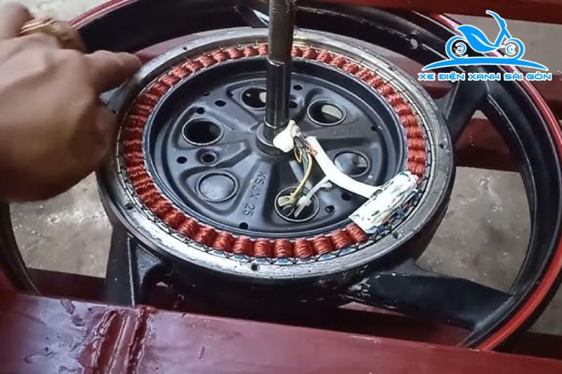 Động cơ xe đạp điện bị hư