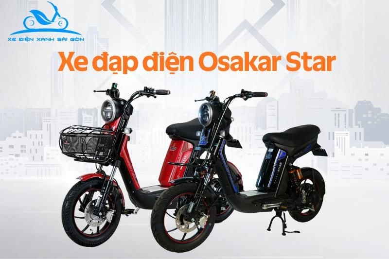 Xe đạp điện Osakar Star kiểu dáng thể thao giá rẻ