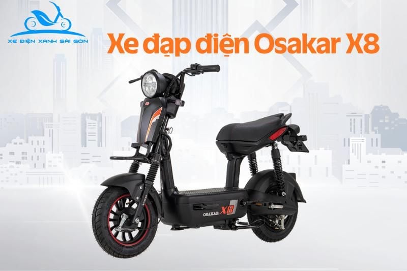 Xe đạp điện Osakar X8 kiểu dáng thể thao giá rẻ