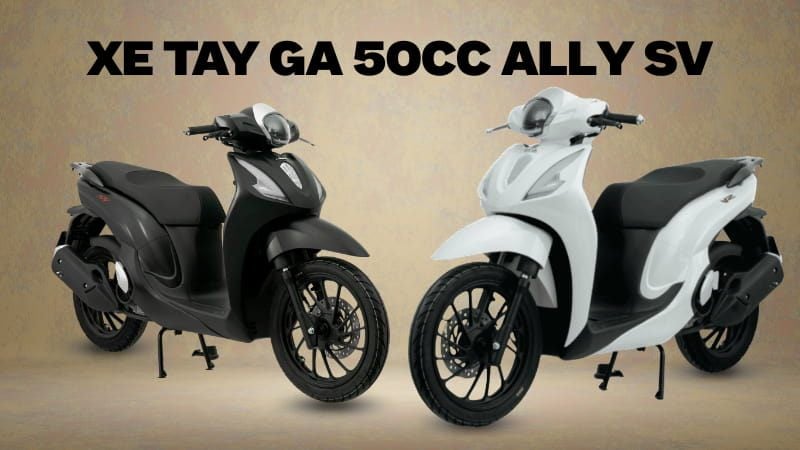 Xe tay ga 50cc Ally SV