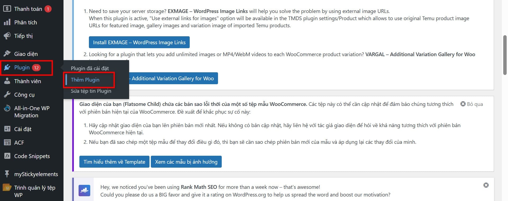 Cài đặt plugin Wordpress - Plugin Woocommerce