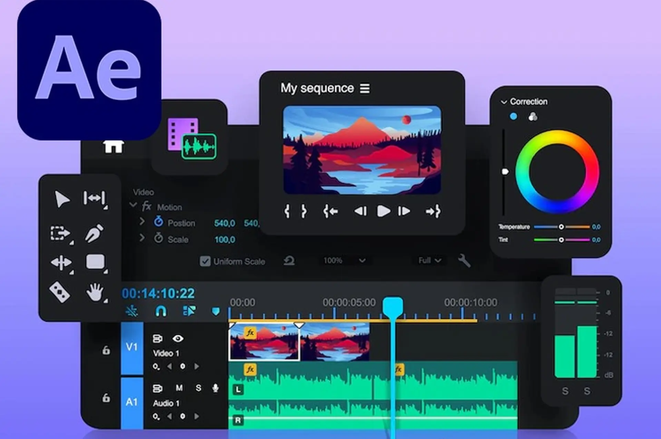 dựng phim bằng after effect