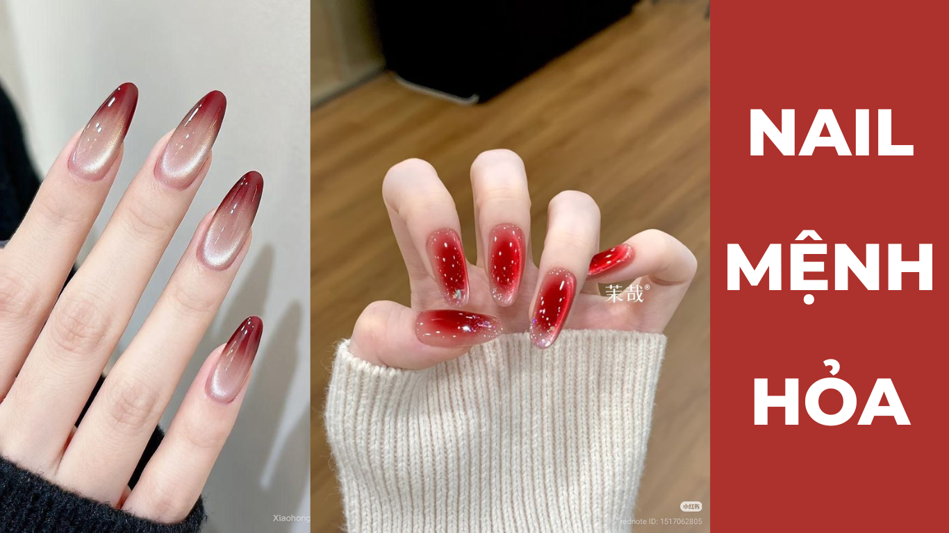 mẫu nail mệnh hỏa