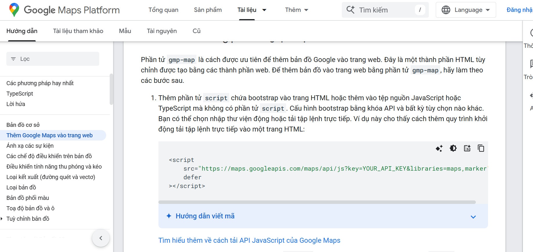 Cách Nhúng Bản Đồ Vào Website Bằng Google Maps API (nâng cao)