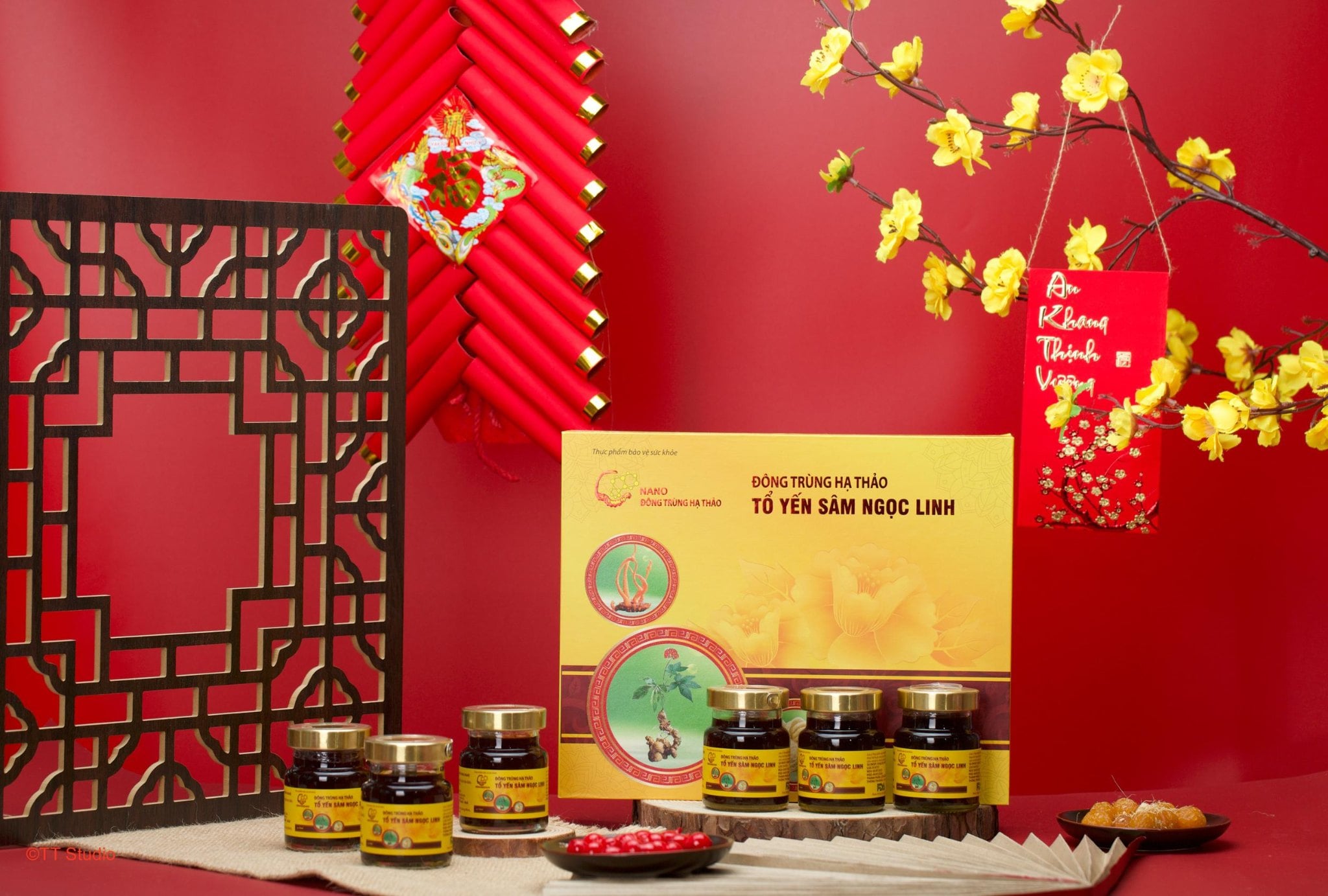 phong cách chụp ảnh tết