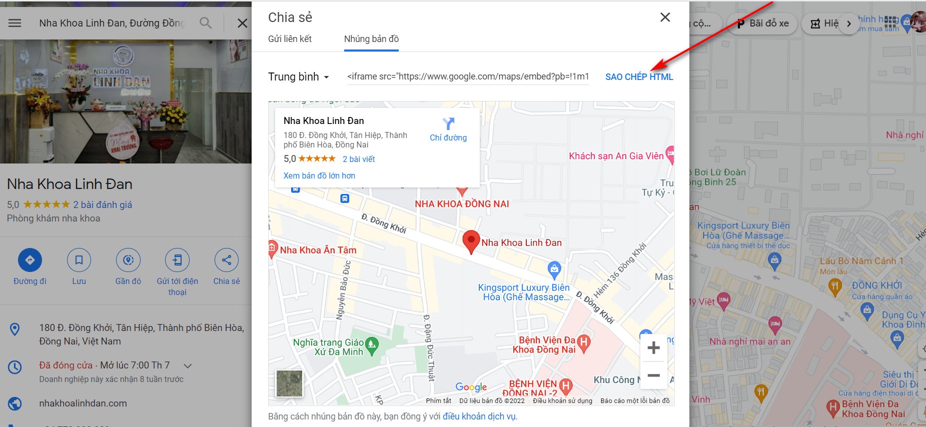 Sao chép toàn bộ mã Iframe