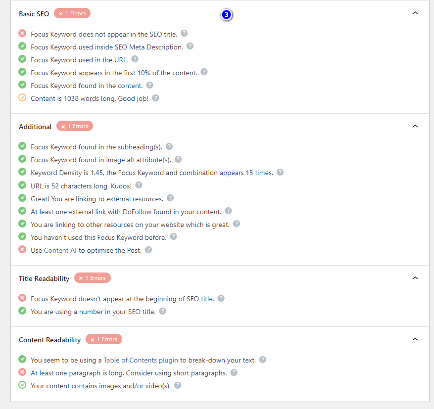 Tối ưu chuẩn SEO bài viết