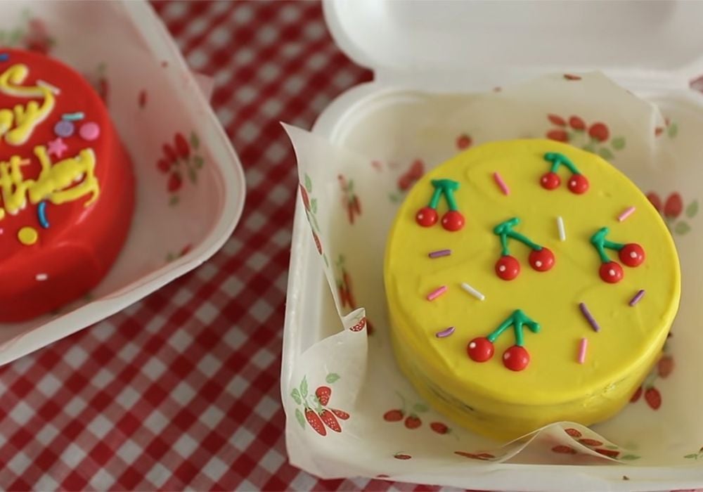Bento cake, bánh kem mini Hàn Quốc
