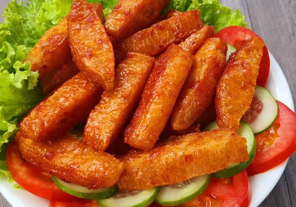 Sườn non chay rim chua ngọt