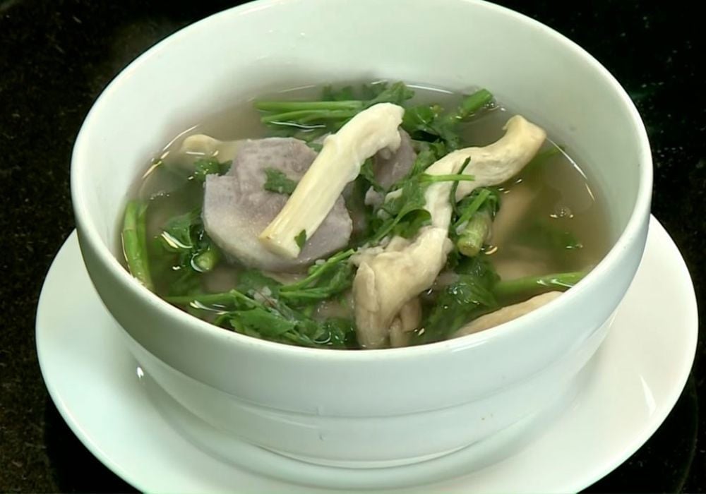 Canh khoai môn chay