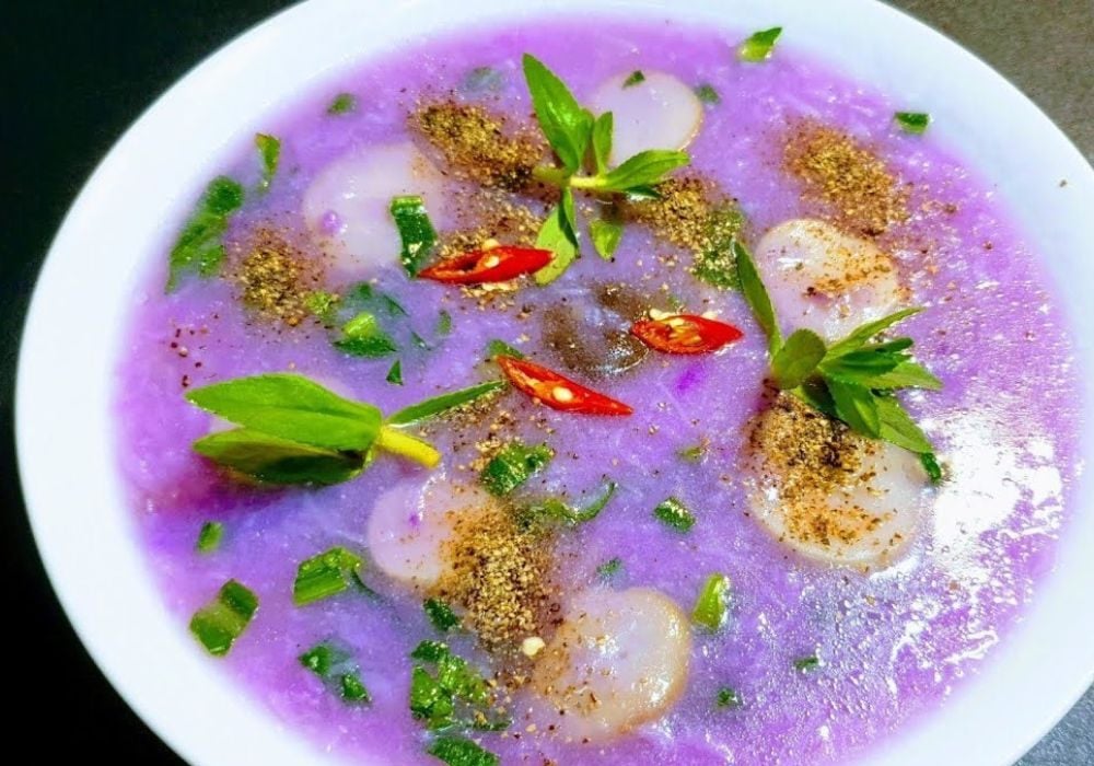 Canh khoai mỡ chay