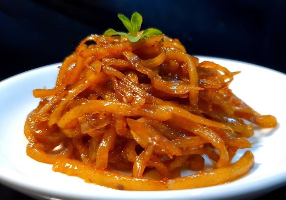 Củ cải muối xào chay