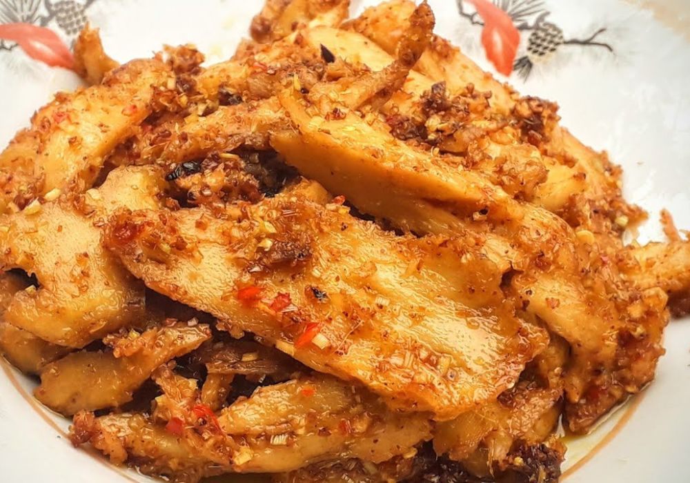 Mì căn xào chay